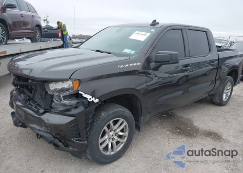 2021 Chevrolet Silverado 1500 4Wd Short Bed Rst из США, поврежденный, VIN 1GCUYEEDXMZ387645